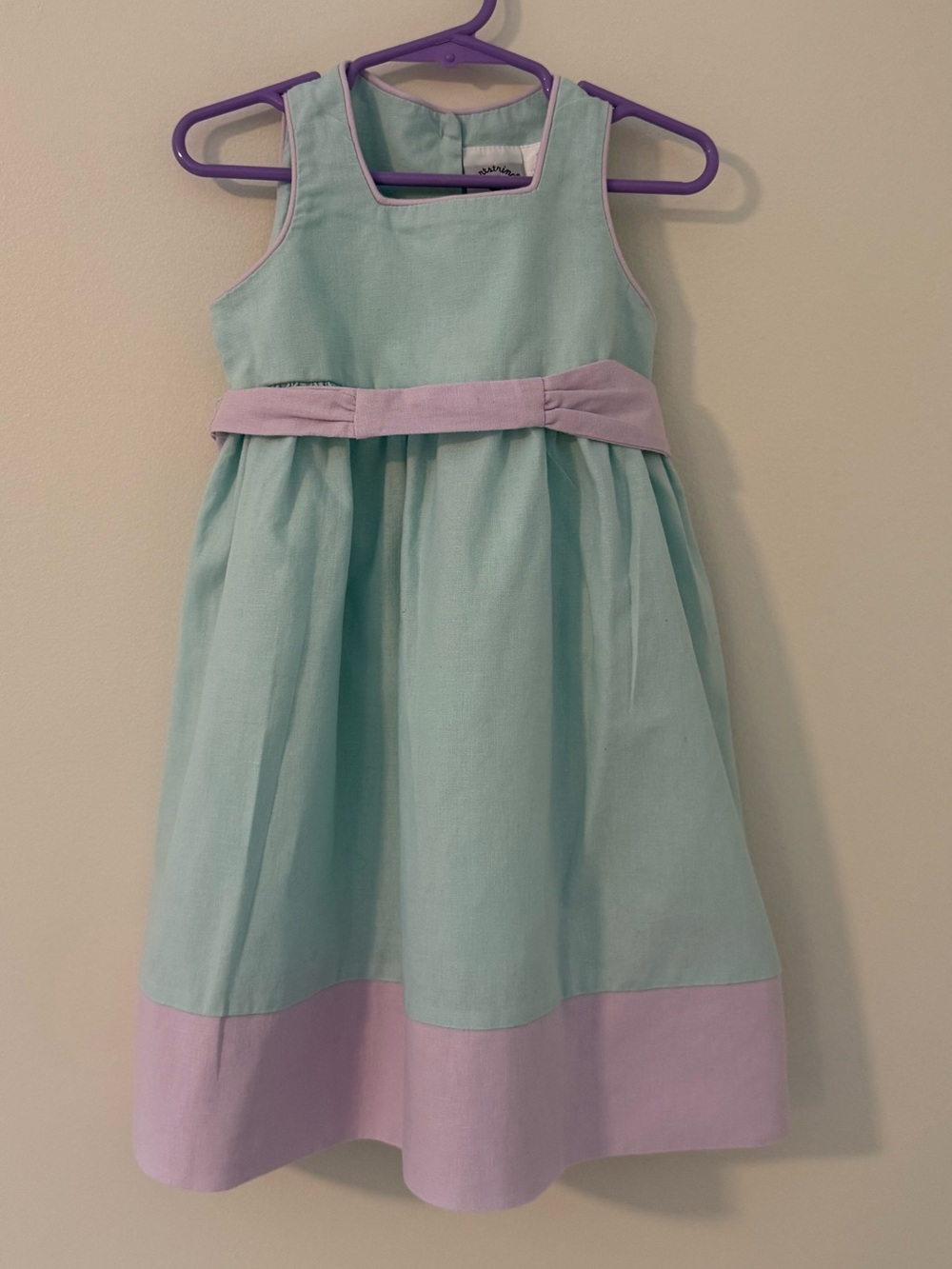 Hartstrings Linen Blend Little Girls Dress Sz 3T